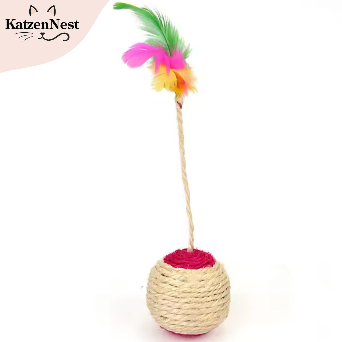 Katzenspielball – zum Kratzen & Spielen