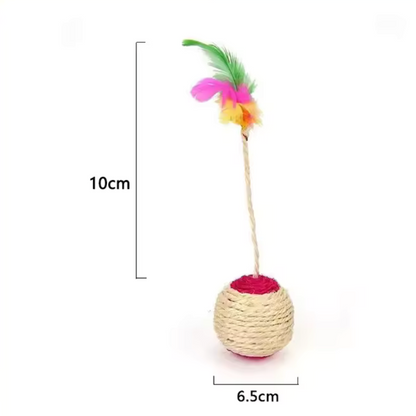 Katzenspielball – zum Kratzen & Spielen