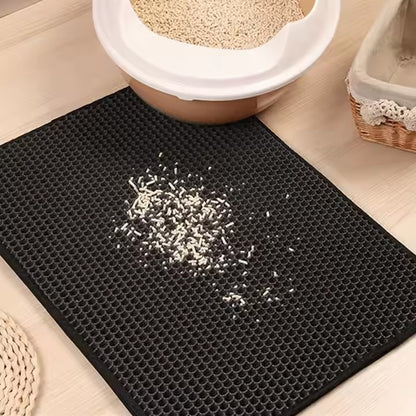 Katzenstreu Matte - Wabenstruktur