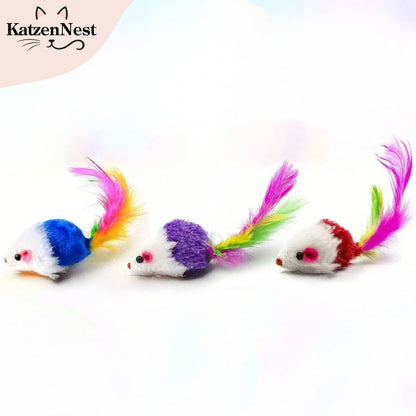 Mäuseset für Katzen – geräuschvoll & mit Katzenminze