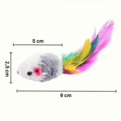 Mäuseset für Katzen – geräuschvoll & mit Katzenminze