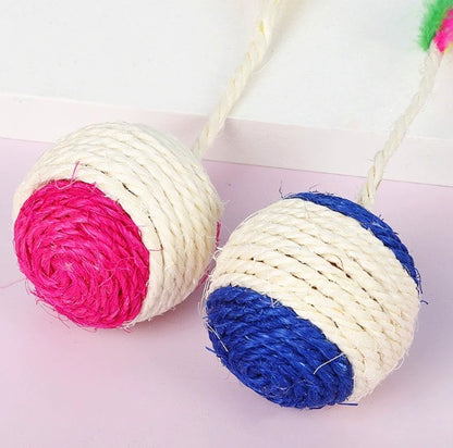 Katzenspielball – zum Kratzen & Spielen