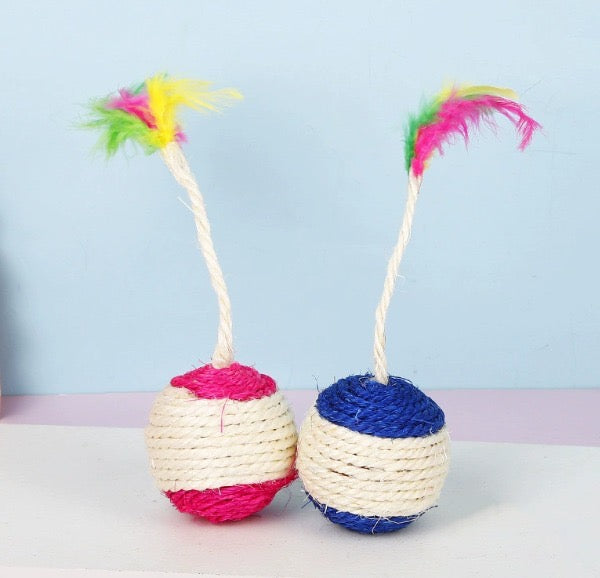 Katzenspielball – zum Kratzen & Spielen